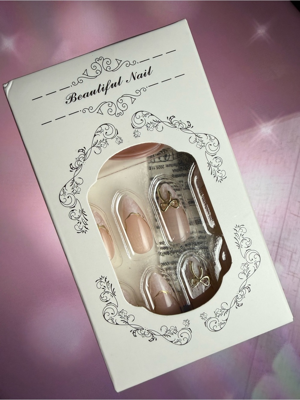 French Almond Shaped Ombre Nail Stickers
